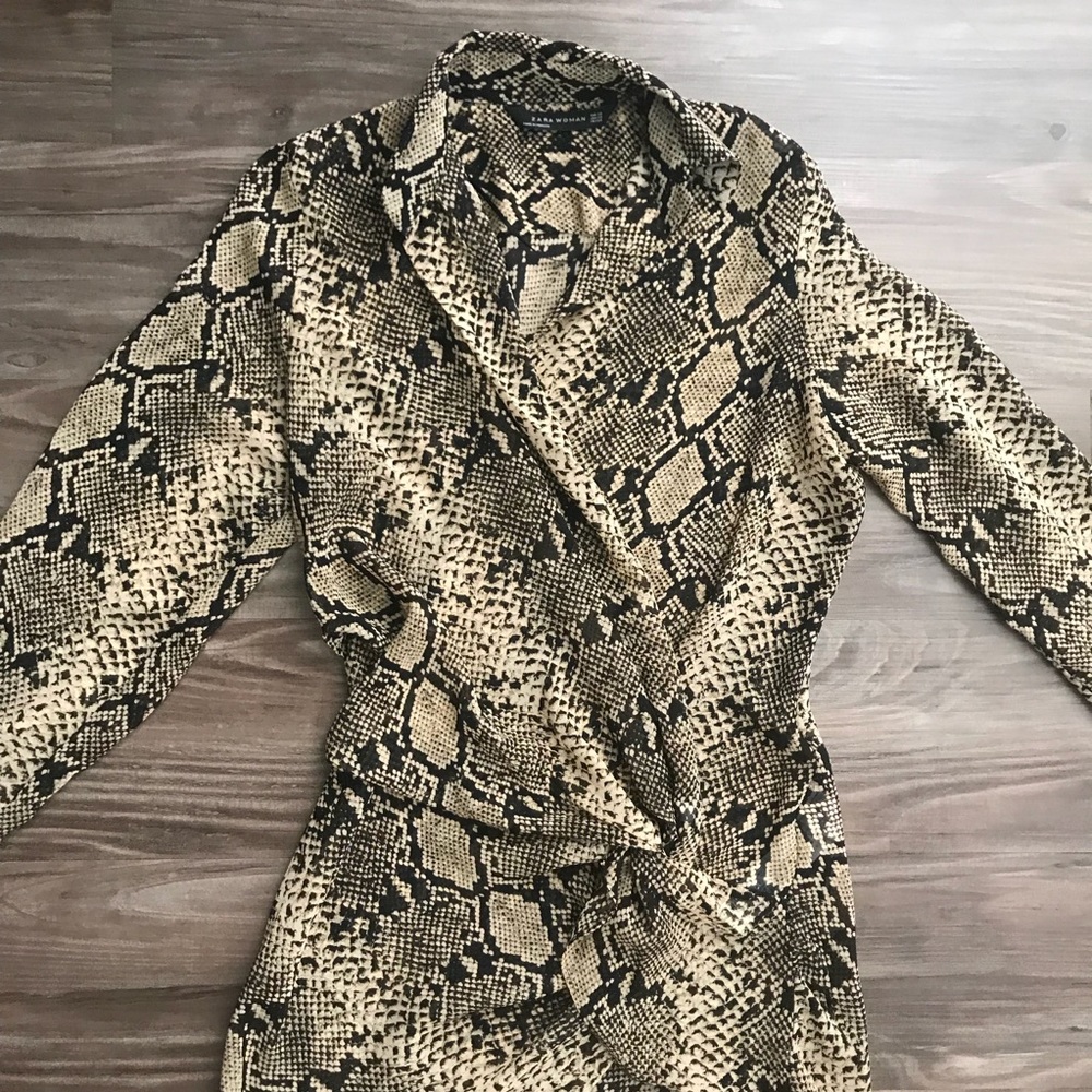 Zara Python Snake Blouse - image 4